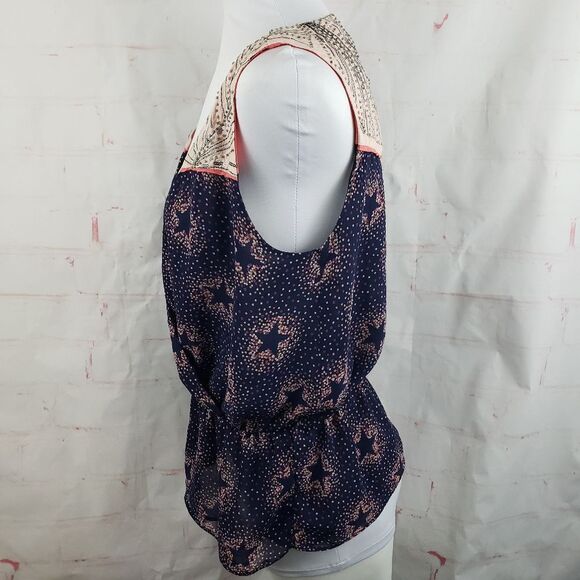 3/$25 Miss Me tank small faux wrap gathered waist - Picture 4 of 7